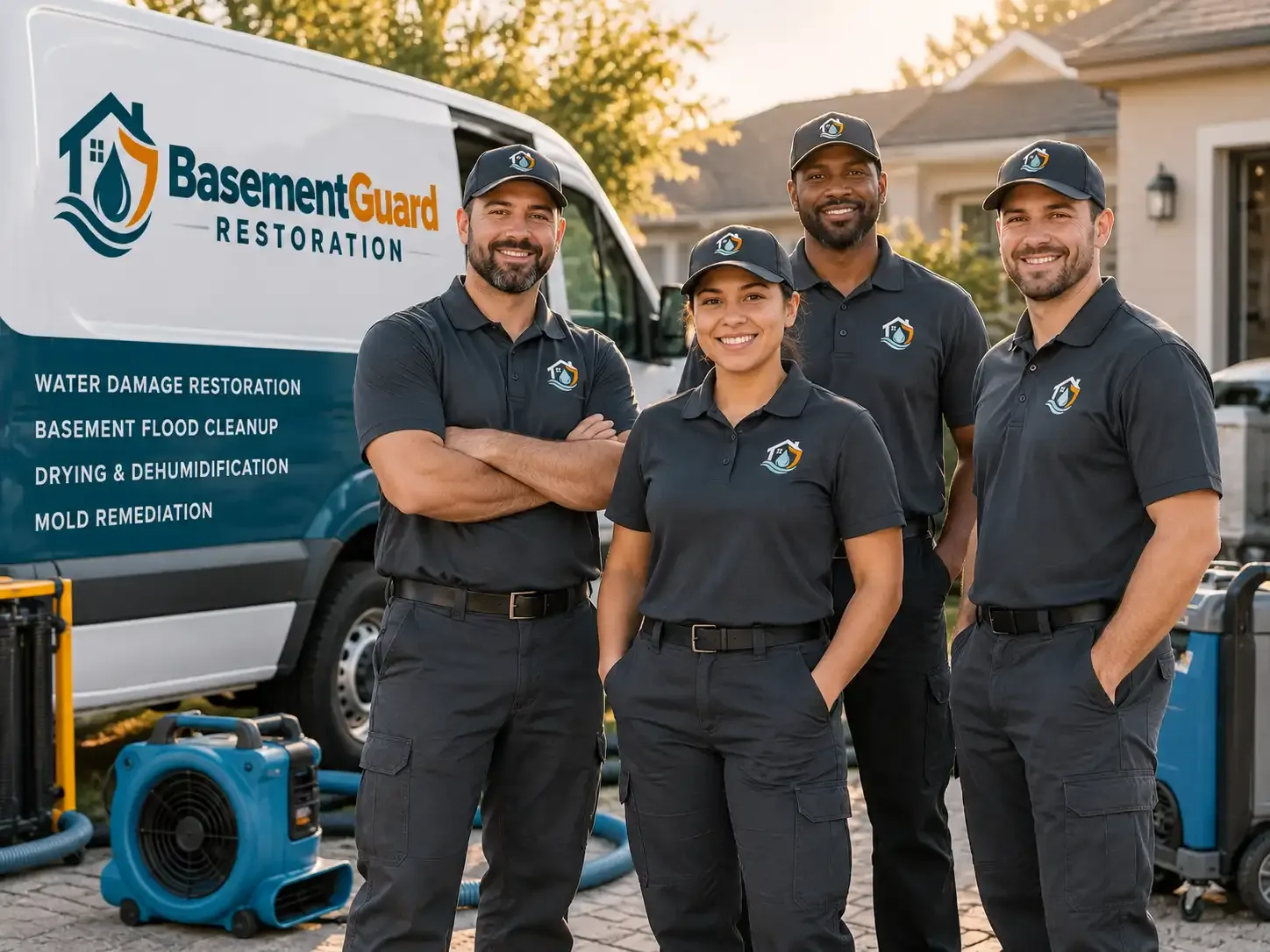 Basement Water Damage Restoration company in Evart, MI